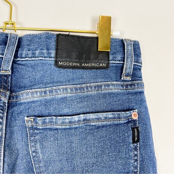 Modern American Lafayette Narrow Mid Rise Slim Crop Jean Santa Fe Size 25 - Picture 12 of 14